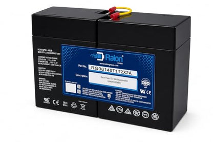 Raion Power Compatible Replacement 12V 14Ah Solar Electric Fence Battery for Parmak 902, MAG12SP, and MAG12 SP RG06140T1T2X2A