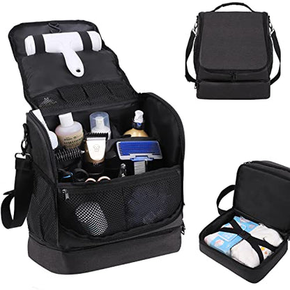 Dog&Cat Grooming Supplies Bag,Adjustable Compartments Grooming Bag for Pet