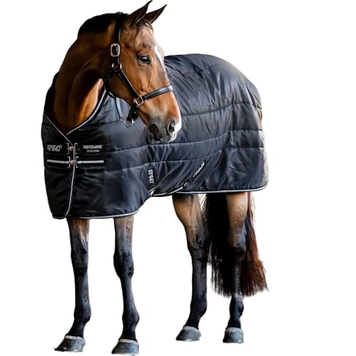 Horseware® Amigo® Ripstop Insulator Stable 50g - Black/Black & Silver, 75 inches - color: Black/Black & Silver, size: 75 inches