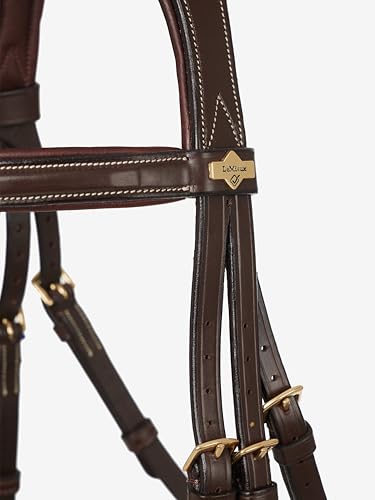 LeMieux Kudos Competition Flash Bridle - color: Havana, size: Full