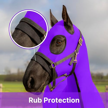 RESISTANCE Full Body Slinky with Zipper Hood and Belly Wrap, Various Sizes and Colors - color: Purple, size: Medium