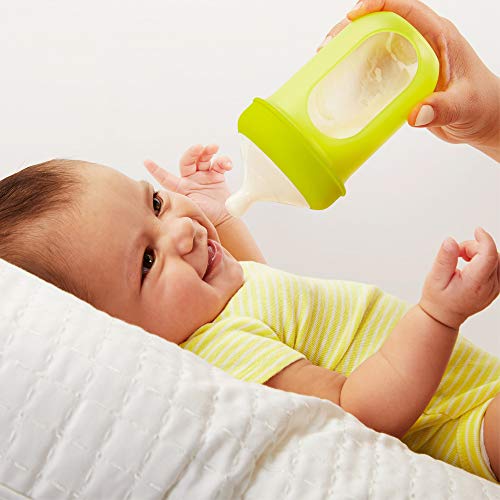 Boon Nursh Silicone Baby Bottle Nipples - Bottle Nipples for Boon Nursh Baby Bottles - Baby Bottle-Feeding Supplies - Fast Flow Baby Bottle Nipples - 3 Count - size: 3 Count (Pack of 1)