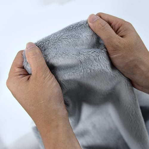 Surf turtle Gray Super Soft Minky Fabric by The Yard, 36"x60" - color: Gray