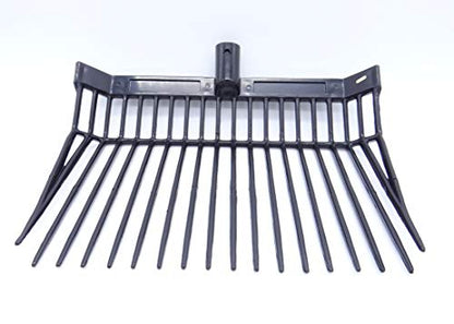 Manure, Stable Pitch Fork Replacement Head (Black 3 Pack)