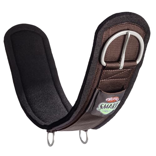 Weaver Leather Equine Felt Lined Smart Cinch - color: Brown, size: 32-Inch