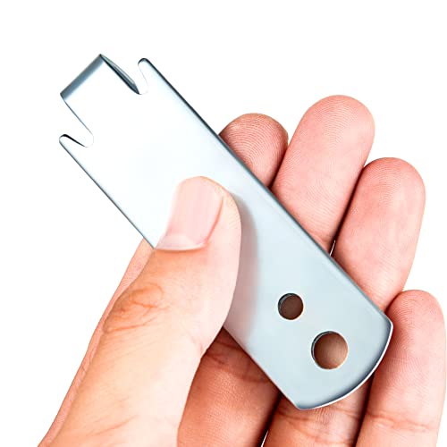 Fence Wire Twister for T Post Clips, Barb Wire Fence Tools,Time Saver Barb Galvanized Twisted Wire Fence Tools Easy to Use Strong Enough to Twist Any Fencing Wire (2 Pack) - size: Wire Twister Silver-2pcs