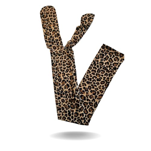 Ranch Hand Premium Lycra Tail Bag – Horse Tail Bag Made from Durable Stretchable Lycra – Gentle on Hair and Free from Damage – Horse Tail Protection Bag for Grooming – 24 Inches - Leopard - color: Leopard