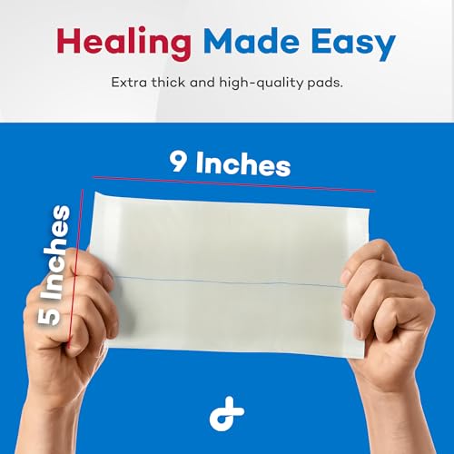 Dealmed Abdominal Pads 5x9 in - Sterile, Non Adherent - 400 Count - size: 5" x 9", style: Case Pack