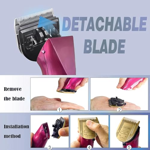 Adjustable 5 in 1 Blades Compatible with WAHL Arco,Bravura - color: Gold-1