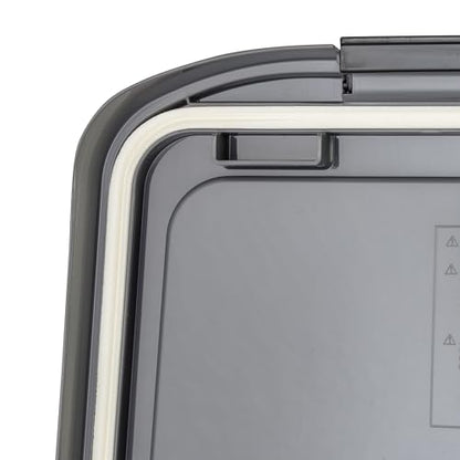 IRIS USA Dog Food Storage Container, Up to 50 lbs, Dark Gray, Made in USA - color: Dark Gray, size: 50 lbs