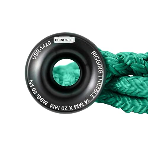 Pelican Rope 3/4" - 15 FT - Green Adjustable Rigging Block Sling with Aluminum Ring - 20,000 LBS MBS / 2,000 LBS WLL, 12 Strand, Polyester, Arborist Sling, Tree Climbing Gear - Single-Head - style: Single-Head | 3/4" – 15 FT