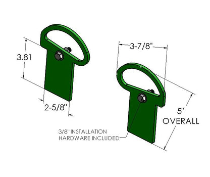 Heavy Hitch Loader Handles, Made in the USA