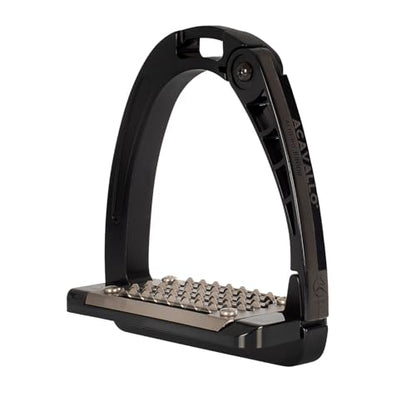 Acavallo Alupro Junior Stirrups, One Size, Black, Set of 2 - color: Black