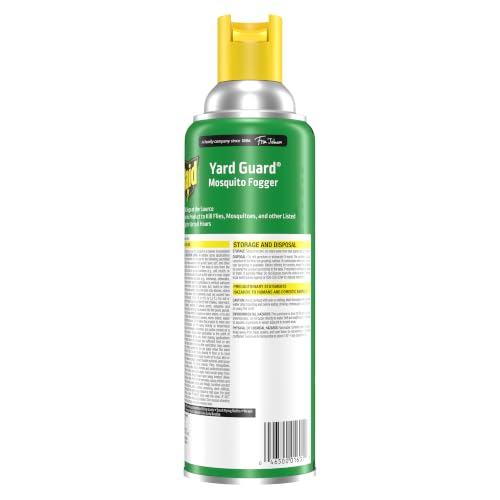 Raid Yard Guard Outdoor Mosquito Fogger Insect Killer, 16 oz, 12 Count - size: 16 Ounce (Pack of 1)