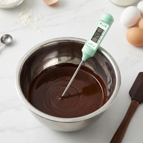 BESTOYARD Temperature Meter for Food Use - Accurate Temperature Measurement for Baby Milk Formula Household Cooking and Milk Heating 7.28-Inch Stainless Steel & Abs