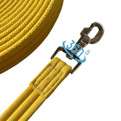 Horse Lunge Line，Horse Training Lunge Line with Alloy Trigger Buckle for Accurate Equestrian Training of 32.8 FT/10 Meters - color: Yellow