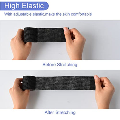 2 Inches Self Adhesive Bandage Wrap Cohesive Wrap, 9 Pack, Black - color: Black, size: 2 Inch