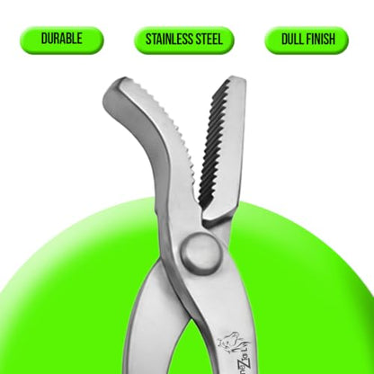 Hoof Nipper 12" & Farrier Clincher and Hoof De Knife Set – Professional Horse Hoof Trimming Kit for Farriers & Equine Care | Sharp Steel Nipper, Clincher, and Hoof Knife Set