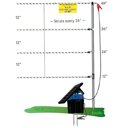 Premier 1 Horse QuikFence® Electric Fence for Horses – 48"H x 50'L