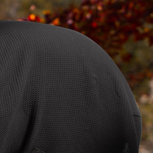 Equinavia Luftig Waffle Cooler | 100% Cotton - Black - 72 in - color: Black, size: 72 in