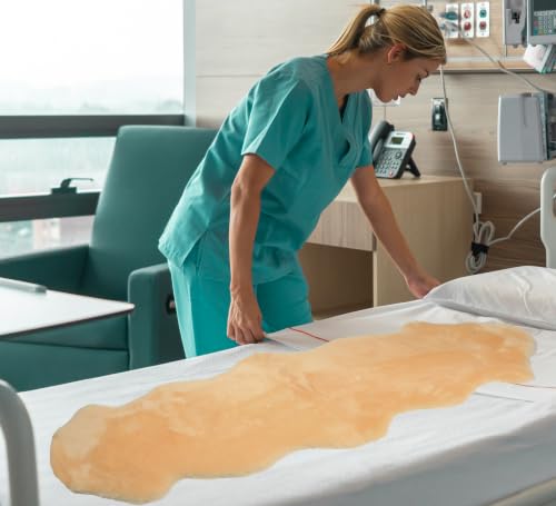 Natural Medical Sheepskin Pad, Non-Slip Back, Natural, 24 x 72 in, 1 Pack - color: Natural, size: 24x72 Inch (Pack of 1)