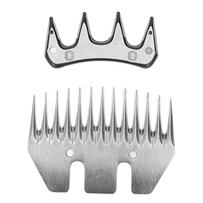 Sheep Shears Blade High Carbon Steel Straight 13 Tooth Electric Wool Cutter Goat Clipper Scissor Blade Replacement