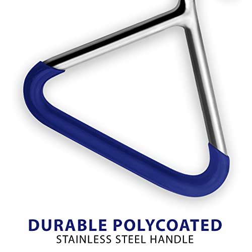 Durable OB Handle Apparatus with 2 Handle Puller Hooks and 2 Chains - Stainless Steel for Cow, Goat, and Cattle Delivery Instruments on Dairy Farms, 45 Inch - size: 45 Inch