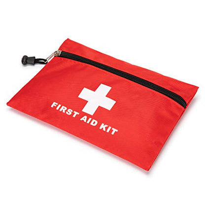 Red First Aid Bag Empty First Aid Kit Empty Waterproof First Aid Pouch Small Mini for First Aid Kits Pack Emergency Hiking Backpacking Camping Travel Car Cycling (Red, 7.9x5.5 6 Pack) - color: Red, size: 7.9x5.9 Inch (Pack of 6)