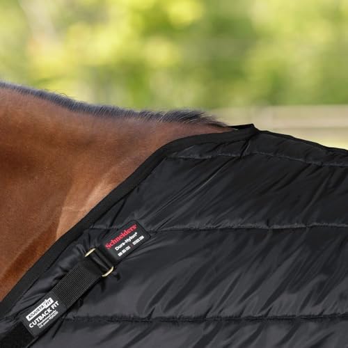 Schneiders Adjusta-Fit Cutback Shoulder Relief Nylon Blanket Liner | Breathable & Rub-Free Fit | Lightweight 180g - size: Horse Size 82