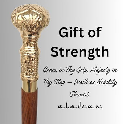 Walking Cane - Handmade,Wooden, Ergonomic, Stylish - Canes for Men, Cane for Women - Elderly Walking Sticks for Seniors, Unique, Wood - style: Victorian Knob