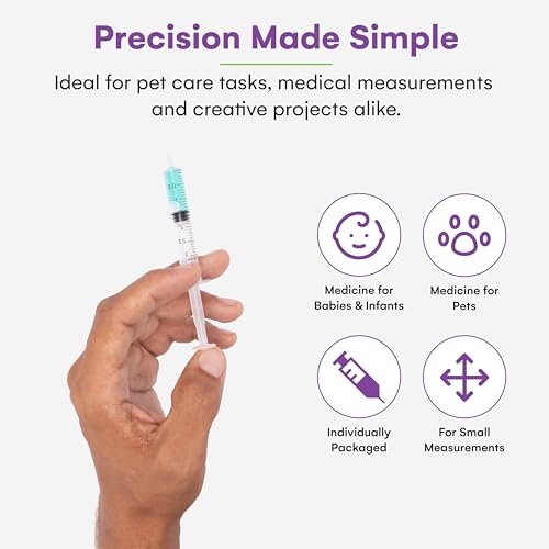 Care Touch Disposable Syringes Without Needle, Luer Slip, 3ml 100 Count - size: 3 ml