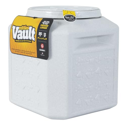 Gamma2 Vittles Vault Pet Food Storage Containers - Sealed Dog and Cat Food Storage Container, Fits up to 25lbs, Made in the USA - [12"L x 13.75"H] - size: 25 Pounds