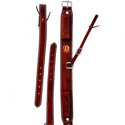 ADB CREATIONS Handmade Tooled Leather Western Horse Girth