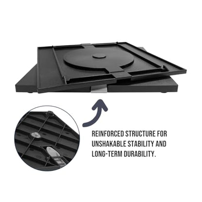 RB-180 Rotating Base for Tormek T-8, T-7, T-4, T-3, S2000, S1200 - Effortless 180° Swivel, Seamless Sharpening & Honing, Perfect Compatibility, Low-Profile Design, No Extra Adapters Needed