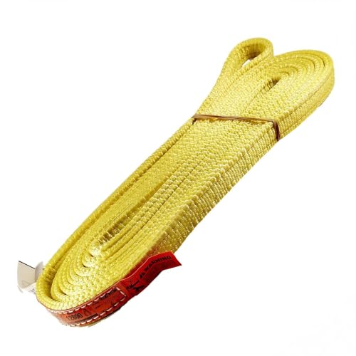 DD Sling (USA Made) 1" & 2" Widths by 4' to 12' Lengths In Listing, 2 Ply, Endless Nylon Lifting Slings, 900 webbing,, 6,400 lbs Vertical, 5,100 lbs Choker, 12,800 lbs Basket (USA Made Nylon) (1"x6') | 6,400 lb Vertical, 5,100 lb Choker, 12,800 lb Basket