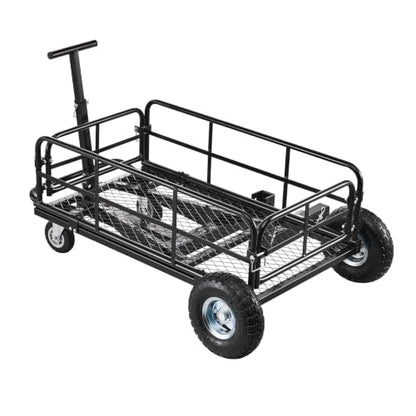 VEVOR Hitch Mount Cargo Carrier on Wheels, 36.2" x 21.3" x 11.8", 2-in-1 Folding Rear Luggage Rack Basket & Cargo Cart with Hitch Stabilizer, Fits 2" Receiver for SUV Pickups, 400LBS Load Capacity - size: 36.2" x 21.3" x 11.8"