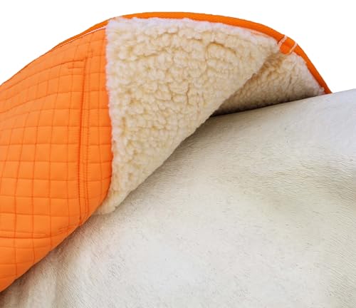 CHALLENGER Horse Quilted English Saddle PAD Pockets Half Faux Fur Padded Australian 7274