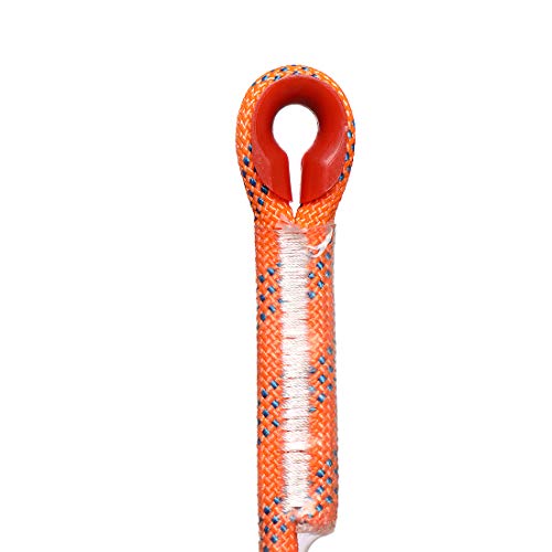 Static Climbing Ropes 35FT,50FT,100FT,150FT,200FT,250FT(Diam 10mm,16mm) - color: Orange(diam 10mm), size: 50 FT