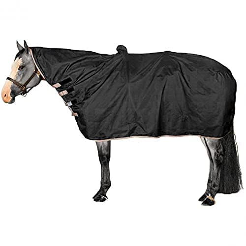 Showman Waterproof & Breathable Contoured Horse Show Rain Cover Sheet - size: Med (67"-74")