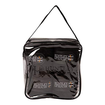 Huntley Equestrian Polo Wraps for Horses Protective Leg Support Bandage, Training, Exercising & Turnout - Pack of 4 - Black - color: Black