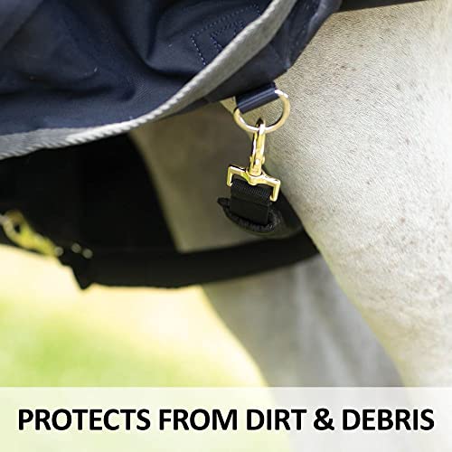Schneiders Horse Turnout Blanket & Fly Sheet Padded Leg Strap Covers | Stable Comfort for Your Horse | Breathable Neoprene | Protective Padding | Secure Fit | Versatile Sizes