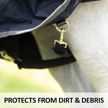 Schneiders Horse Turnout Blanket & Fly Sheet Padded Leg Strap Covers | Stable Comfort for Your Horse | Breathable Neoprene | Protective Padding | Secure Fit | Versatile Sizes