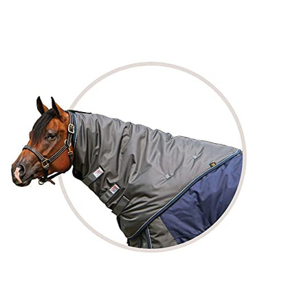 Warrior VTEK Horse Turnout Blanket | Neck Cover for Horses | Wither Relief | Horse Blankets for Winter Waterproof | Breathable Horse Blankets