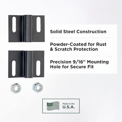 Scenic Road Black Barn Stall Gate Hinge Kit Powder Coated USA (SRGHBL) - color: Black