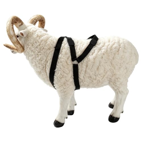 Ram Breeding Marking Harness &1 Marking Crayon for Goat Sheep,Blue | 1 Mating Crayon,Adjustable Nylon Strap,Quick-Release Buckle,Universal Fit | Rain-Resistant Marks,Livestock Management