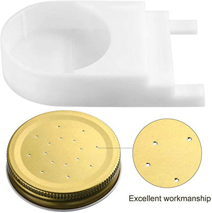 Bee Feeder-Easy to Install Honey Feeder,Water and Sugar Syrup Entrance or Top Dispenser-Beekeeper Tools,(4 Pack)