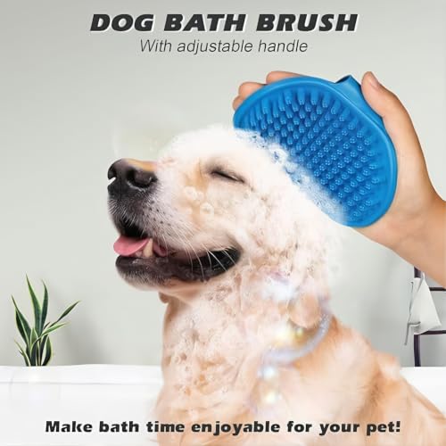 Dog Brush for Shedding,Deshedding Slicker Undercoat Rake Brush for Dog,6PCS - color: Blue-6