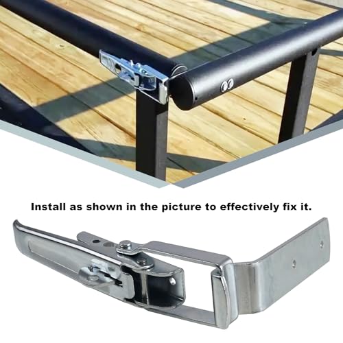 RYANSTAR RACING 2pcs Trailer Lift Gate Latch Kit Compatible with RV Camper