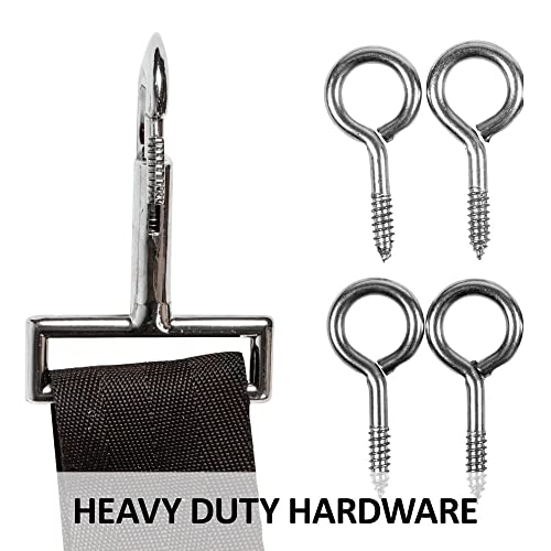 Dura-Tech Narrow Aisle Guard | Adjustable for Smaller Aisles | Durable Nylon Webbing | Maximum Airflow | Heavy-Duty Hardware | High Visibility