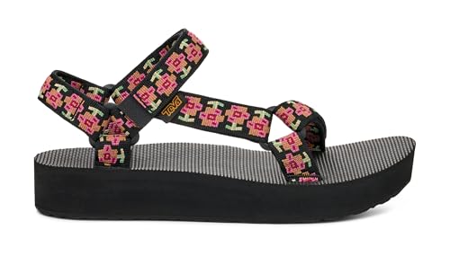 Teva Women's Midform Universal Wedge Sandal - color: Bloom Cherries Jubilee, size: 9
